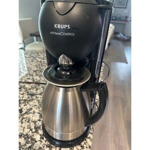 KRUPS AromaControl CoffeeMaker Type 198 10- Cup w/Thermal Carafe Tested